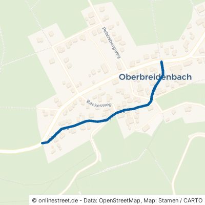 Töpferweg Nümbrecht Oberbreidenbach 