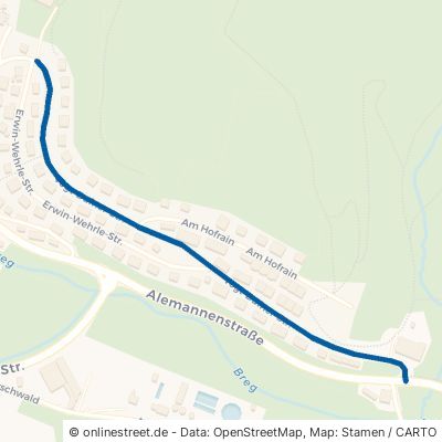 Vogt-Dufner-Straße Furtwangen im Schwarzwald Schönenbach 