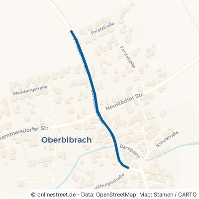 Vorbacher Straße Vorbach Oberbibrach 