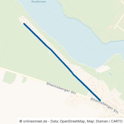 Schleusenweg Stechlin Menz 