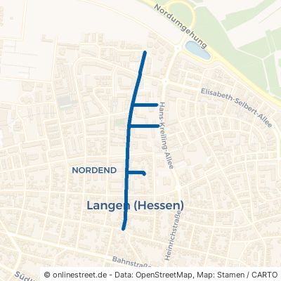 Nordendstraße Langen (Hessen) Langen 