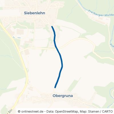 Breitenbacher Straße Großschirma Obergruna 