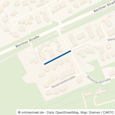 Teutoburger-Wald-Straße Menden (Sauerland) Mitte 