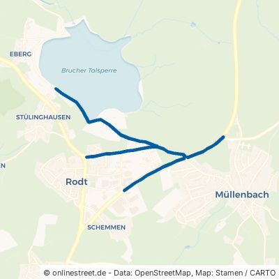 Müllenbacher Straße Marienheide Rodt 