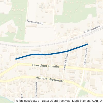 Verlängerte Eisenbahnstraße Zittau 
