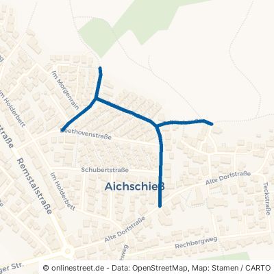 Toblacher Straße Aichwald Aichschieß 