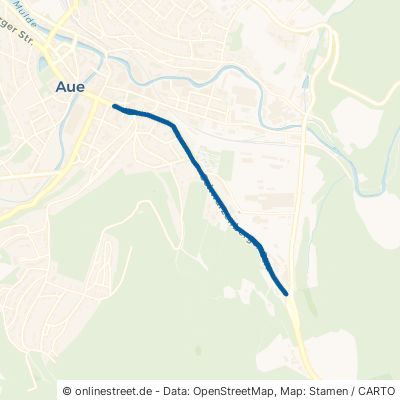 Schwarzenberger Straße Aue 