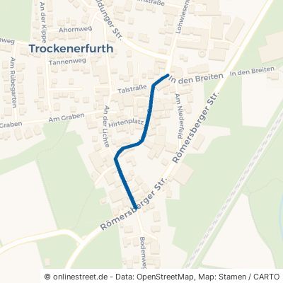 Hardtstraße Borken Trockenerfurth 