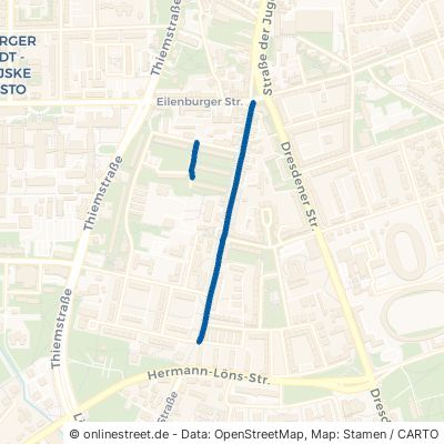 Drebkauer Straße Cottbus Spremberger Vorstadt 