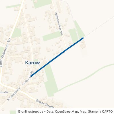 Warchauer Weg Jerichow Karow 