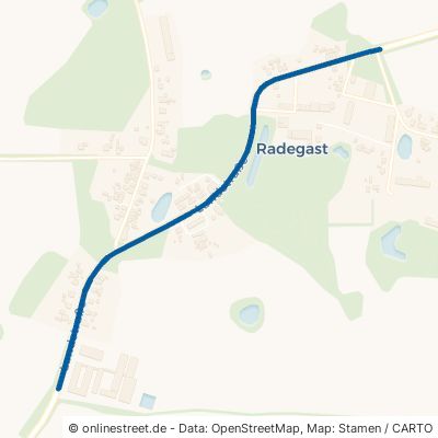 Landstraße Satow Radegast 