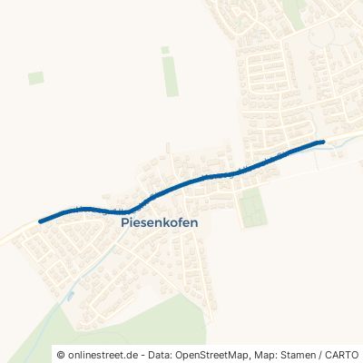 Herzog-Albrecht-Straße Obertraubling Piesenkofen 