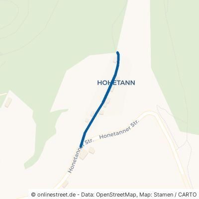 Hohetanner Straße Frankenblick Hohetann 