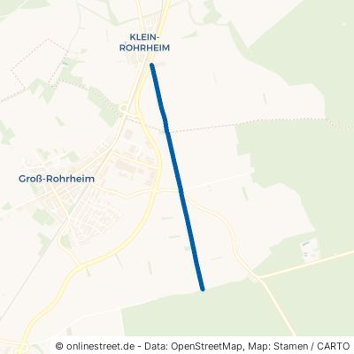 Alte Römerstraße Groß-Rohrheim 
