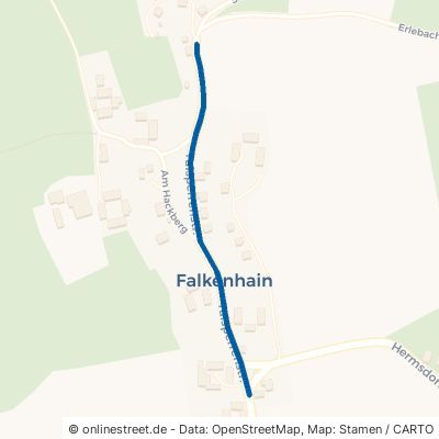 Talsperrenstraße Mittweida Falkenhain 