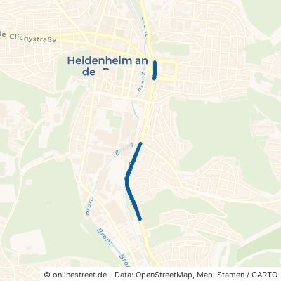 Ulmer Straße Heidenheim an der Brenz Innenstadt 