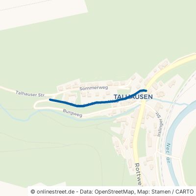 Frida-Schönborn-Weg Epfendorf Talhausen 