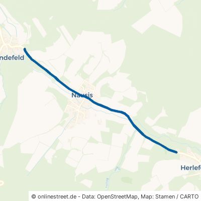 Landestraße Spangenberg Nausis 
