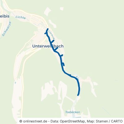 Lichtetalstraße 98744 Unterweißbach Unterweißbach 