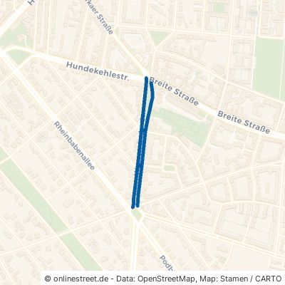 Warnemünder Straße 14199 Berlin Schmargendorf Bezirk Charlottenburg-Wilmersdorf