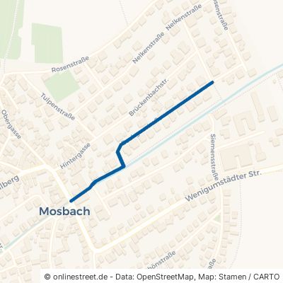 Bachgaustraße Schaafheim Mosbach 