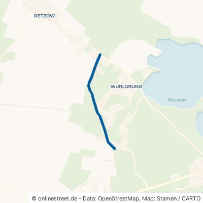 Landweg Lychen Retzow 