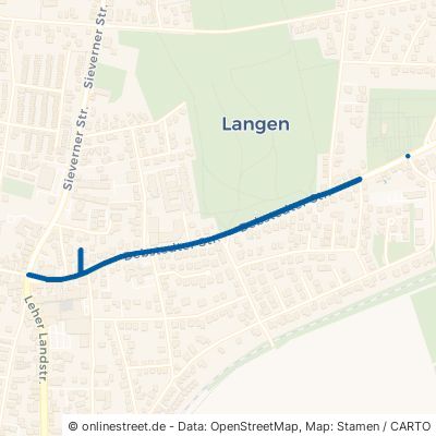 Debstedter Straße Geestland Langen 