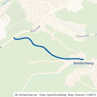 Baldenbergstraße Bergneustadt Baldenberg 