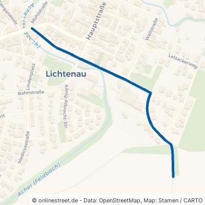 Benshurststraße Lichtenau Stadtgebiet 