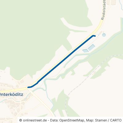 Rinnetalradweg Königsee Unterköditz 