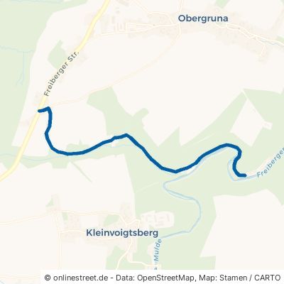 Bergmannweg Großschirma Obergruna 