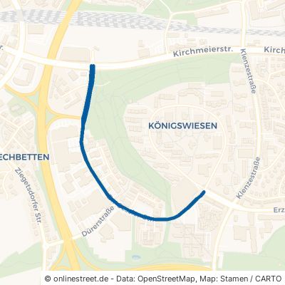 Dr.-Gessler-Straße Regensburg Großprüfening-Dechbetten-Königswiesen 