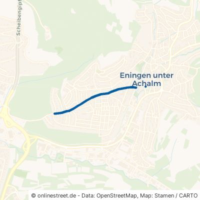 Wengenstraße Eningen unter Achalm 