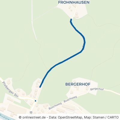 Frohnhauser Weg Hückeswagen Innenstadt 