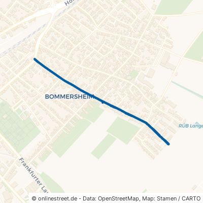 Wallstraße Oberursel (Taunus) Bommersheim 