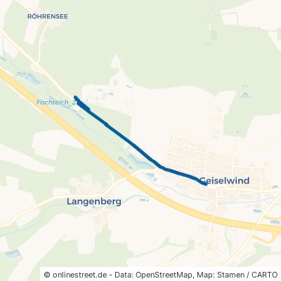 Wiesentheider Straße Geiselwind Schnackenmühle 