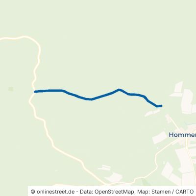 Ferkelstraße Frankenberg Hommershausen 