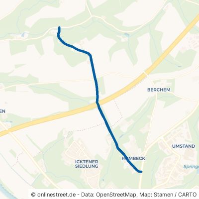 Rombecker Weg Mülheim an der Ruhr Menden/Ickten 