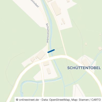 Eistobel Wanderweg Grünenbach Schüttentobel 