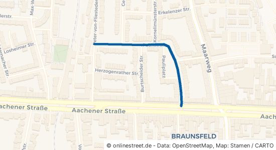 Paulistraße Köln Braunsfeld 