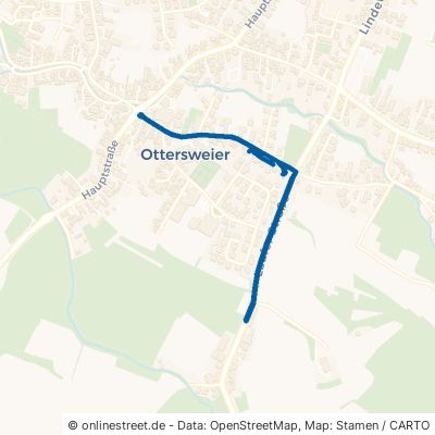 Laufer Straße Ottersweier Ortsgebiet 