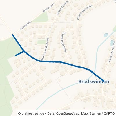 Stadtweg Ansbach Brodswinden 
