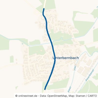 Hauptstraße Kühbach Unterbernbach 