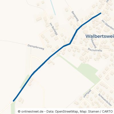 Raster Straße Wald Walbertsweiler 