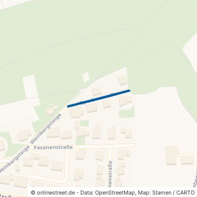 Sperberstraße Schöntal Winzenhofen 