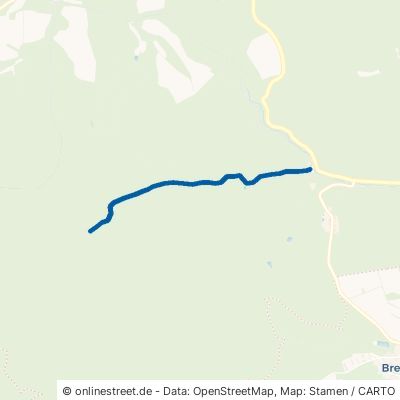 Wanderweg Albrechtshaus-Birkenmoor Oberharz am Brocken Stiege 