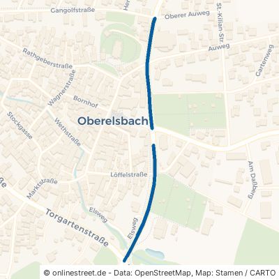 Unterelsbacher Straße Oberelsbach 