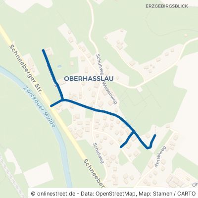 Gartenweg 08112 Wilkau-Haßlau Silberstraße Oberhaßlau