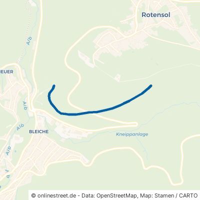 Bachhalde-Reitweg Bad Herrenalb 