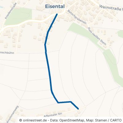 Zielenweg Bühl Eisental 